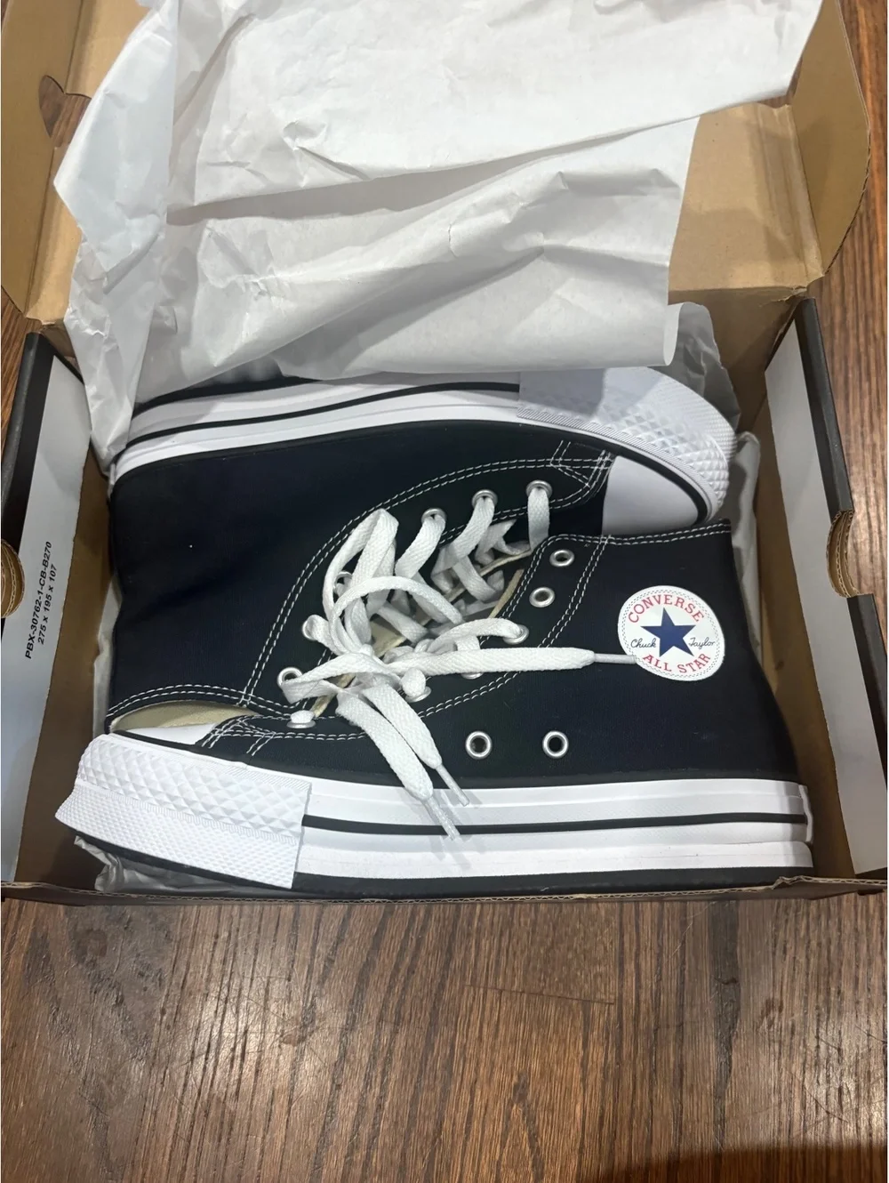 BRAND NEW Converse Chuck Taylor All Star High Top Black Kids Sneakers Size 4 US